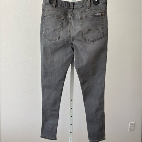 Carhartt Layton Jeans Women’s 12 Slim Fit Gray Streetwear Festival Minimalist - Picture 4 of 12